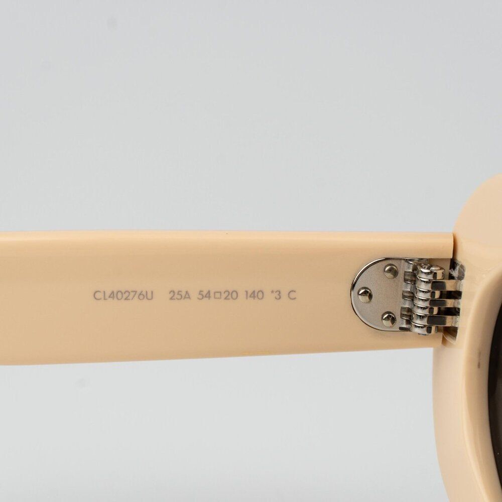 Celine 3 DOTS Women Sunglasses Ivory Grey Geometric CL40276U 25A BRAND NEW - Picture 10 of 10